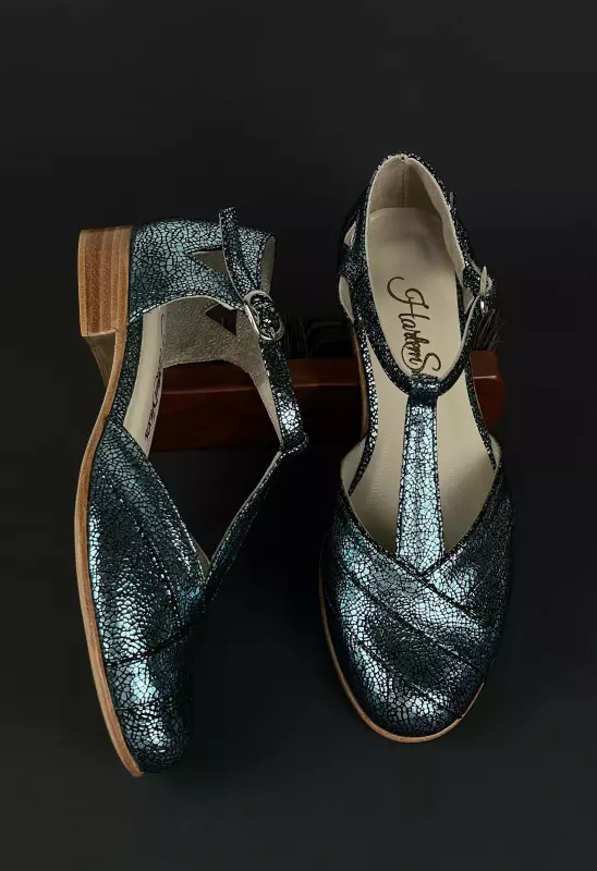 Blue Stone Suede 2 cm heel