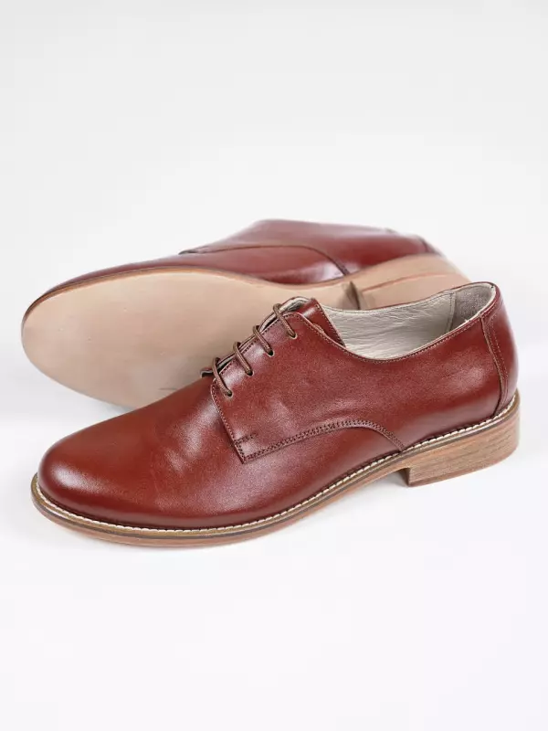 Frankie Classy Brown Leather 2 cm heel