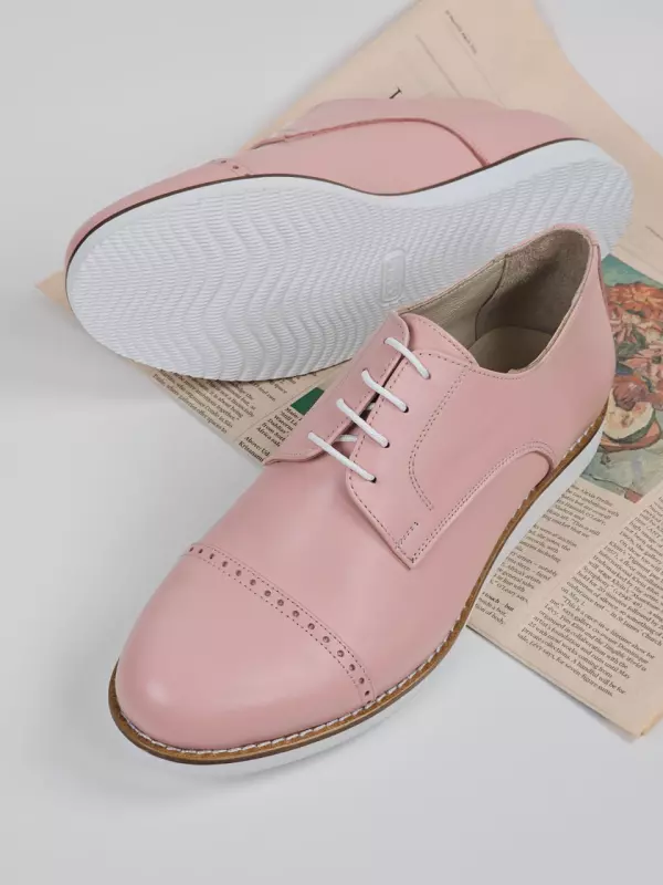 California Pink Leather with Eva Sole