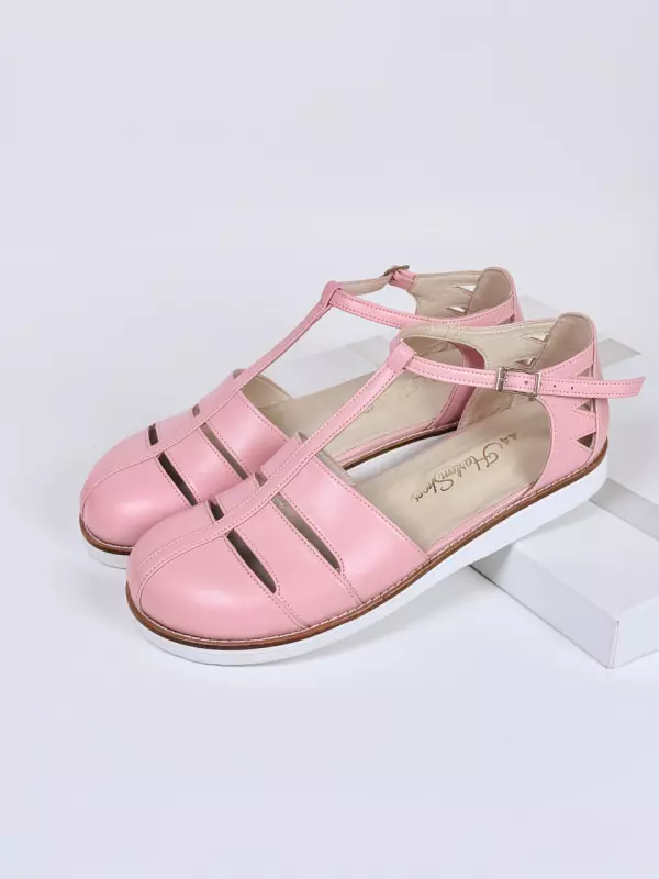 Barefoot Harmony Pink Leather with Eva Sole