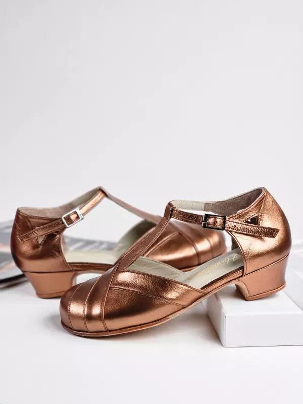 Barefoot Sugar Bronze 4 cm heel