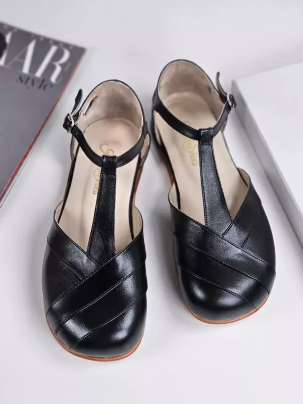 Black Leather Zero Drop