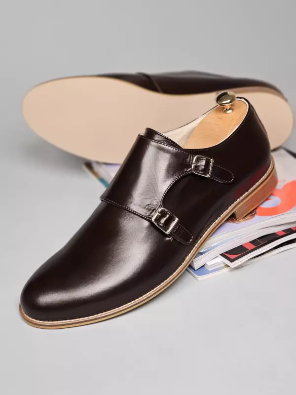 Monk Dark Chocolate Leather