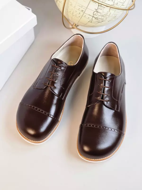 Barefoot California Dark Chocolate Leather with Eva sole