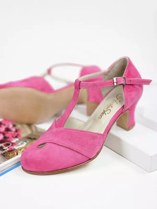 Muse Pink Suede 6 cm heel