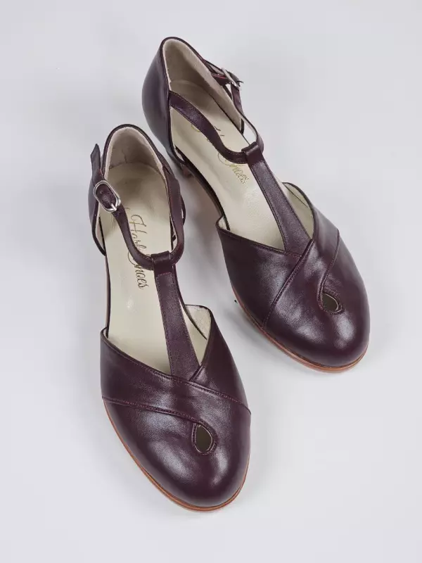 Muse Bordeaux Leather 4 cm heel