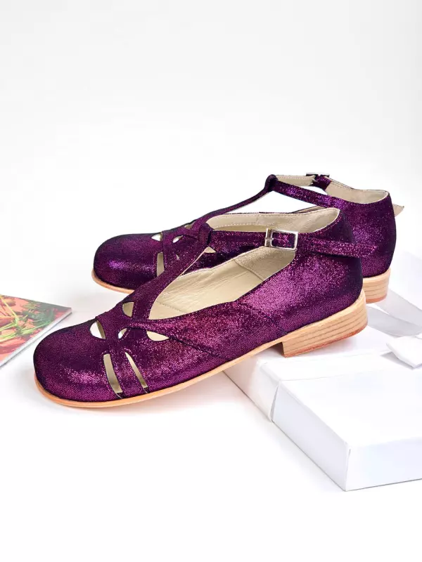 Violet Rain Suede 2 cm heel