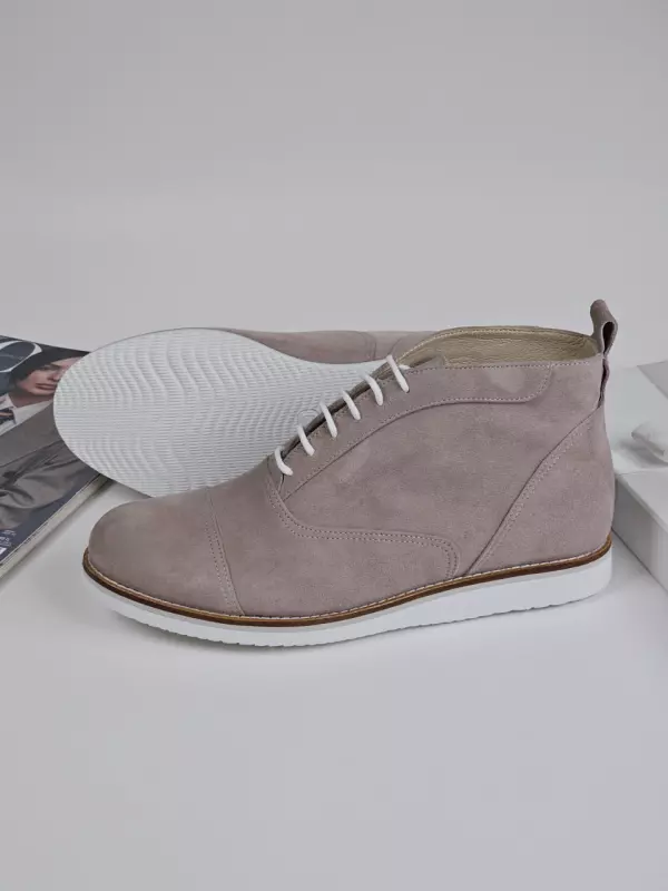 Soft Grey Suede with Eva sole