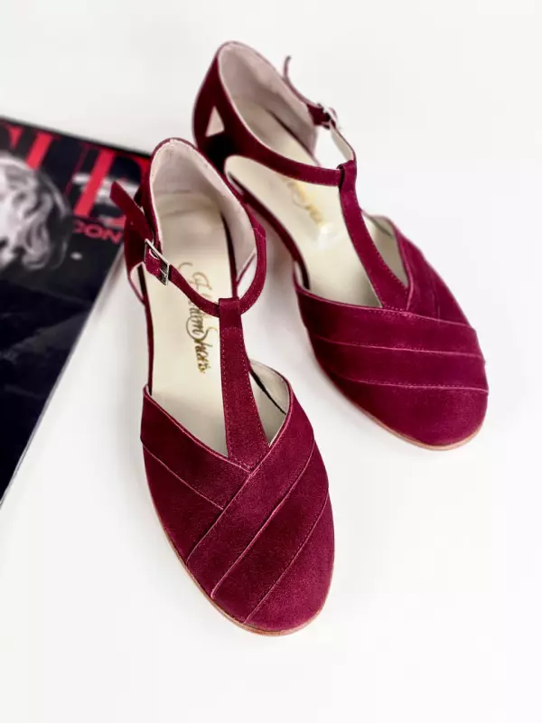 Bordeaux Suede 3 cm heel