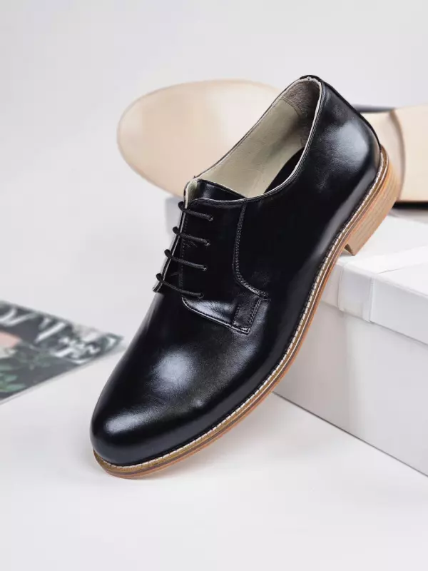 Jazz Slide Black Leather 2 cm heel