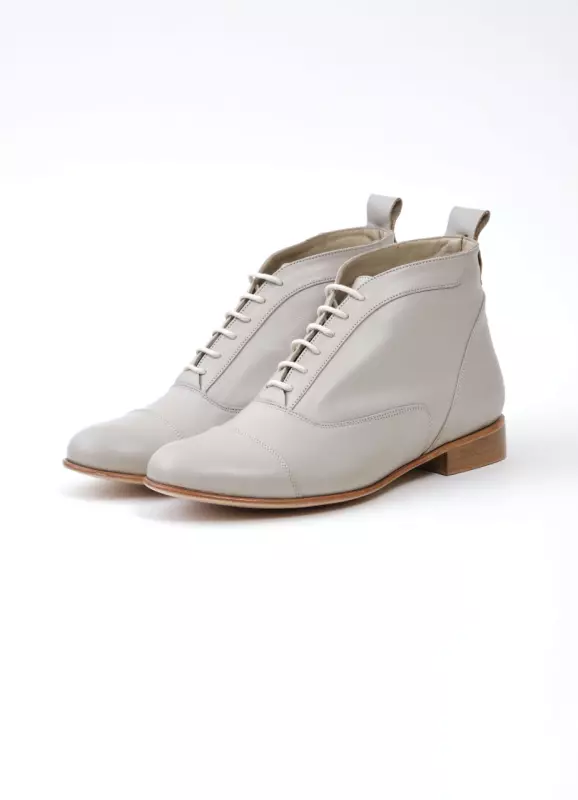 Beige Leather 2 cm heel