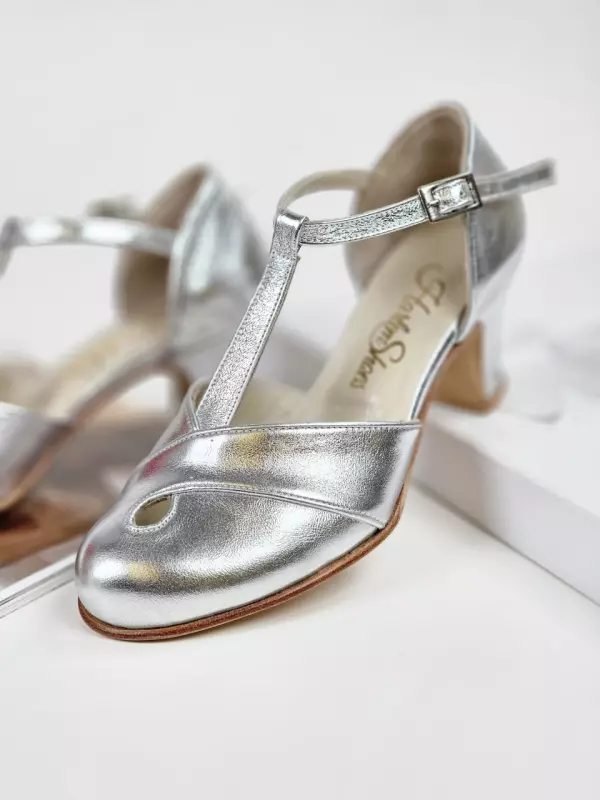 Muse Silver Leather 6 cm heel