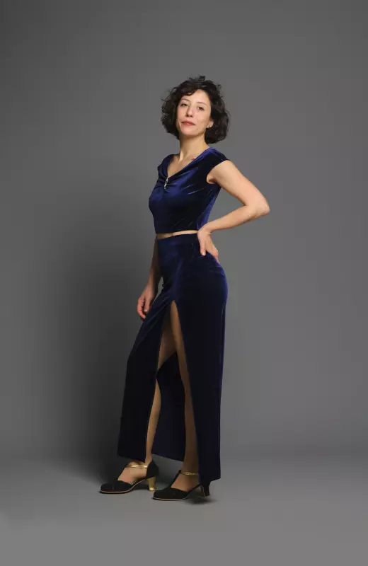 Simone Blues Dance Costume  Blue