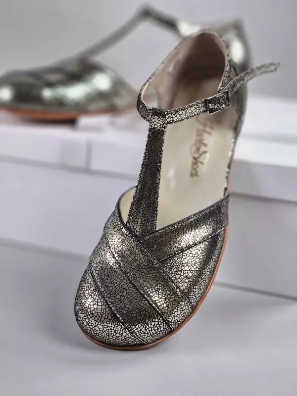 Barefoot Sugar Grey Stone 3 cm heel