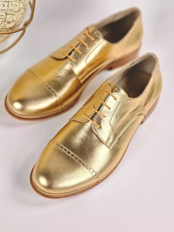 California Gold Leather 2 cm heel
