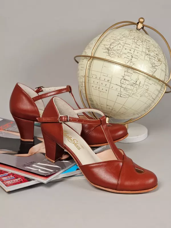 Muse Brown Leather 6 cm Balboa heels