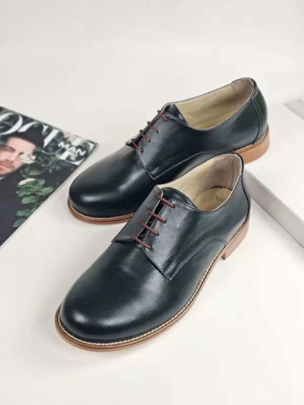 Jungle Green Leather 2 cm heel