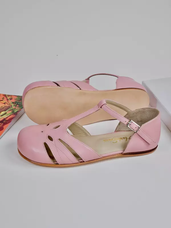 Pink Leather Zero Drop