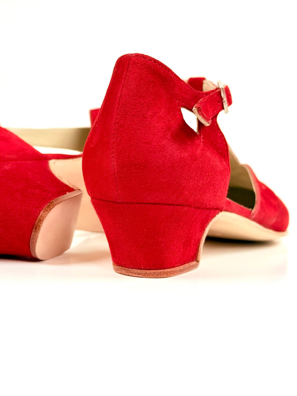 Sugar Red Suede 4 cm Heel
