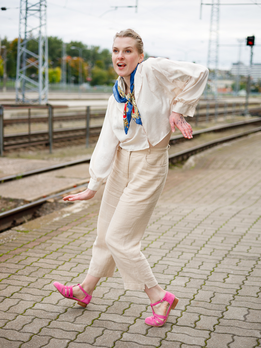 Sandals Pink Suede 2 cm heel