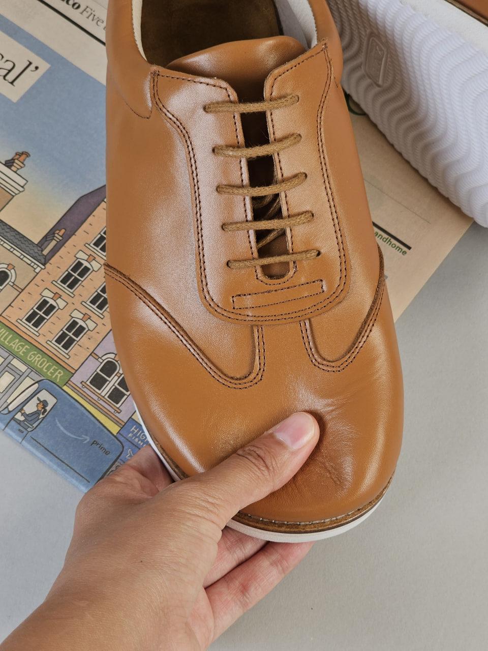 Barefoot New York Light Brown Leather