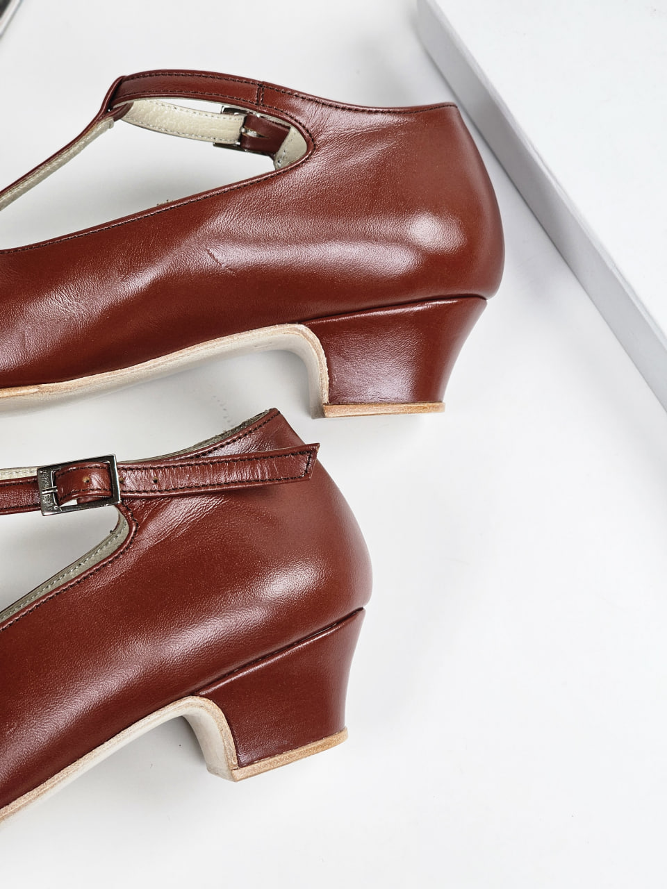 Barbie Brown Leather 4 cm heel