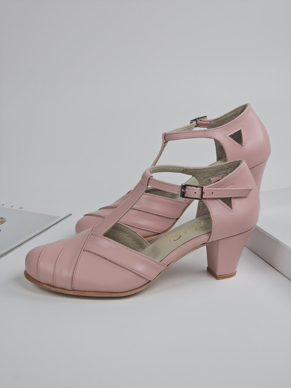 Sugar Pink Leather 6 cm balboa heel