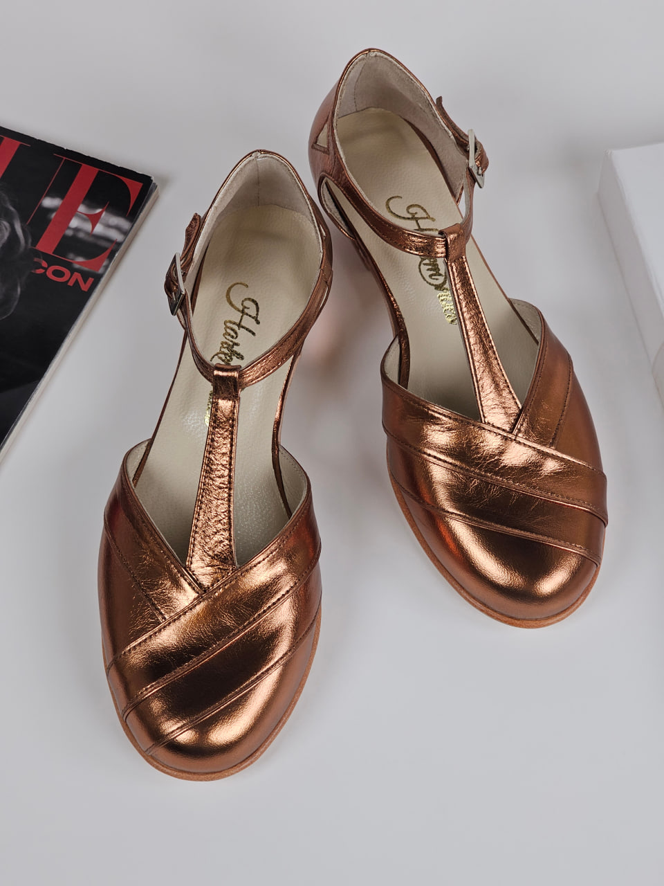 Sugar Bronze Leather 4 cm heel