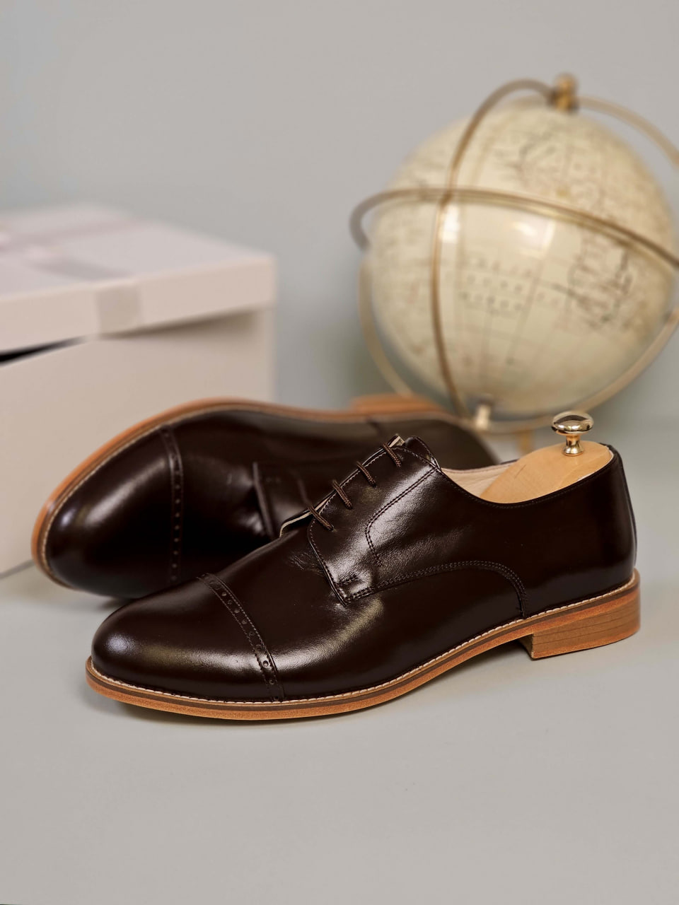 California Dark Chocolate Leather 2 cm heel