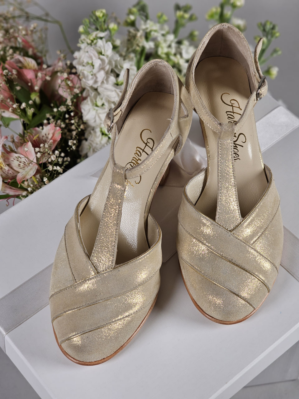 Sugar Golden Suede 6 cm heel
