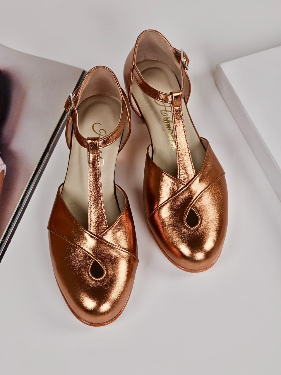 Muse Bronze Leather 4 cm heel