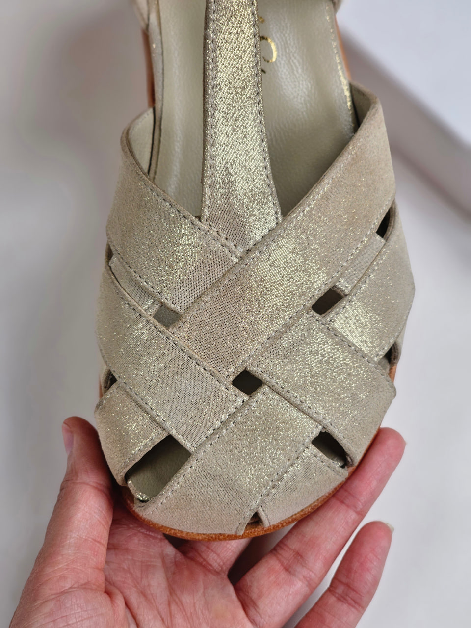 Barefoot Summer Golden Suede 2 cm heel