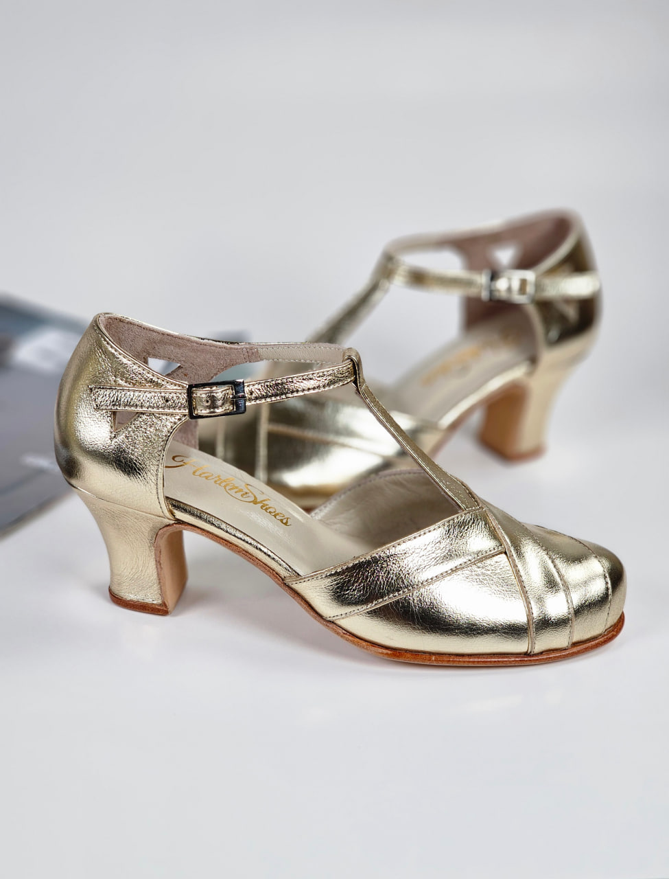 Sugar Platinum Gold Leather 6 cm  heel
