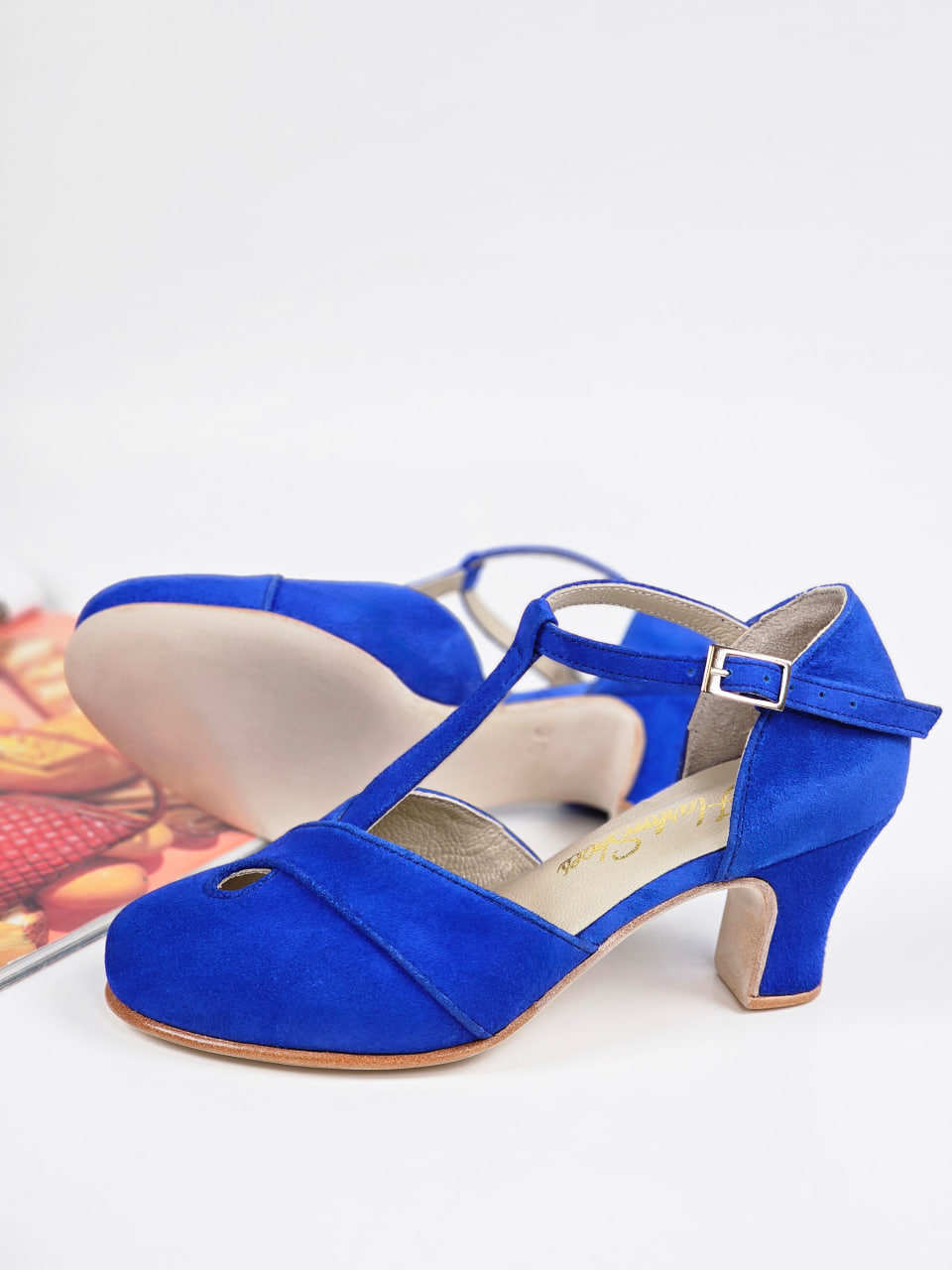 Muse Blue Suede 6 cm heel