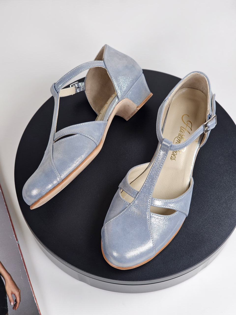 Isabel Sky Glow Suede 3 cm heel