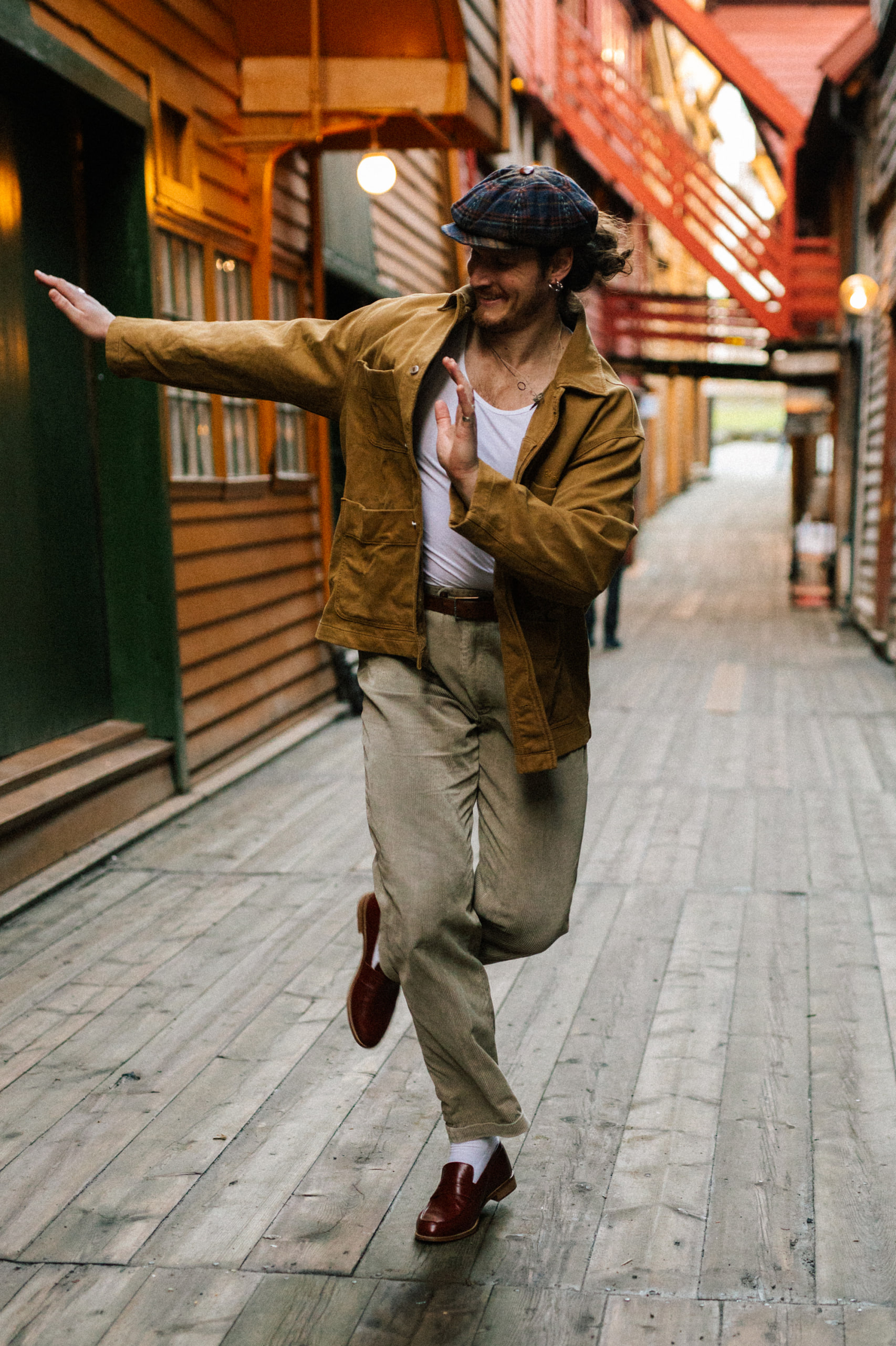 Loafers Brown Leather 2 cm heel