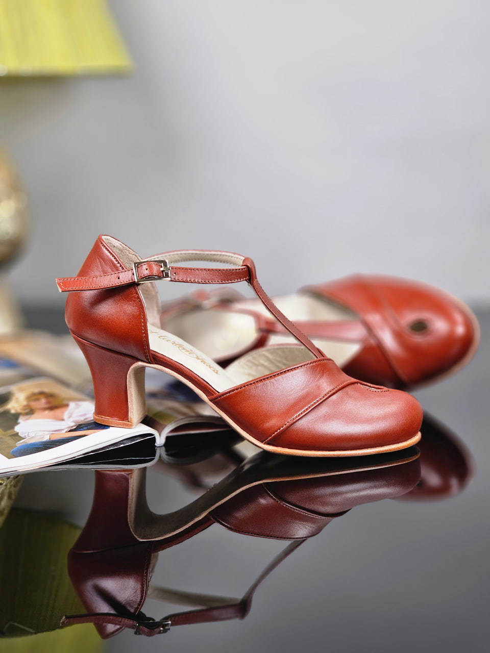Muse Brown Leather 6 cm heel