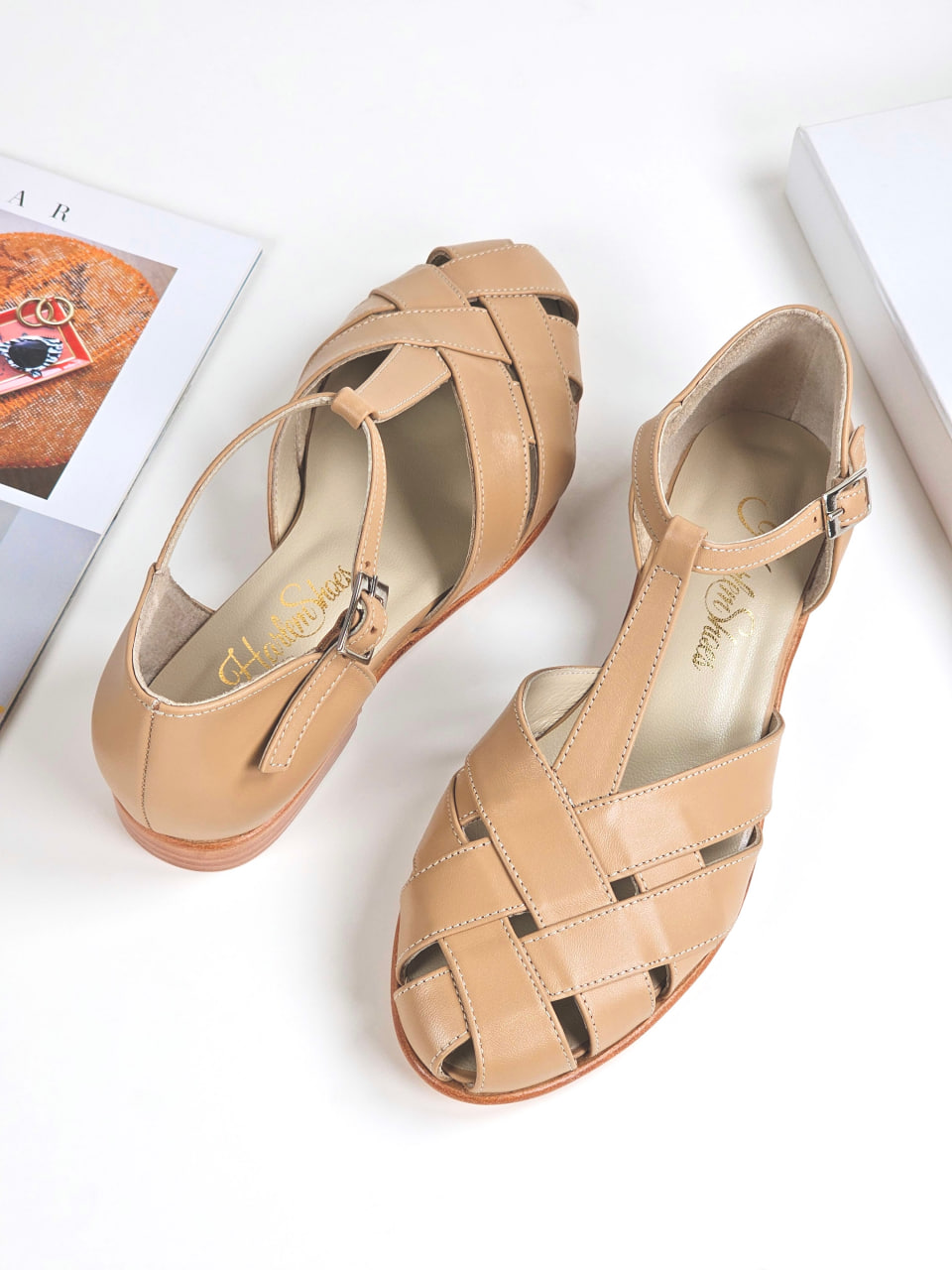Summer Tan Leather 1.5 cm heel