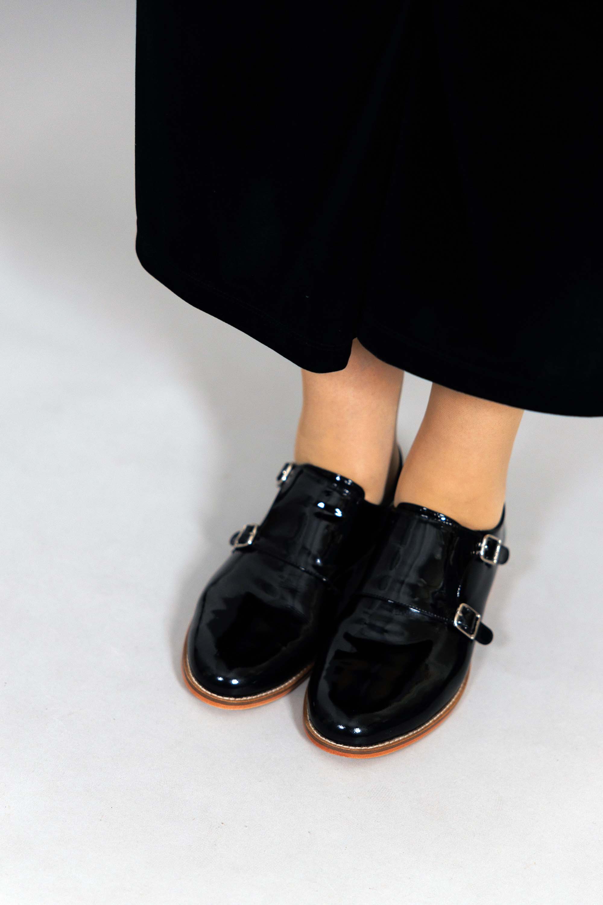 Monk Black Patent Leather