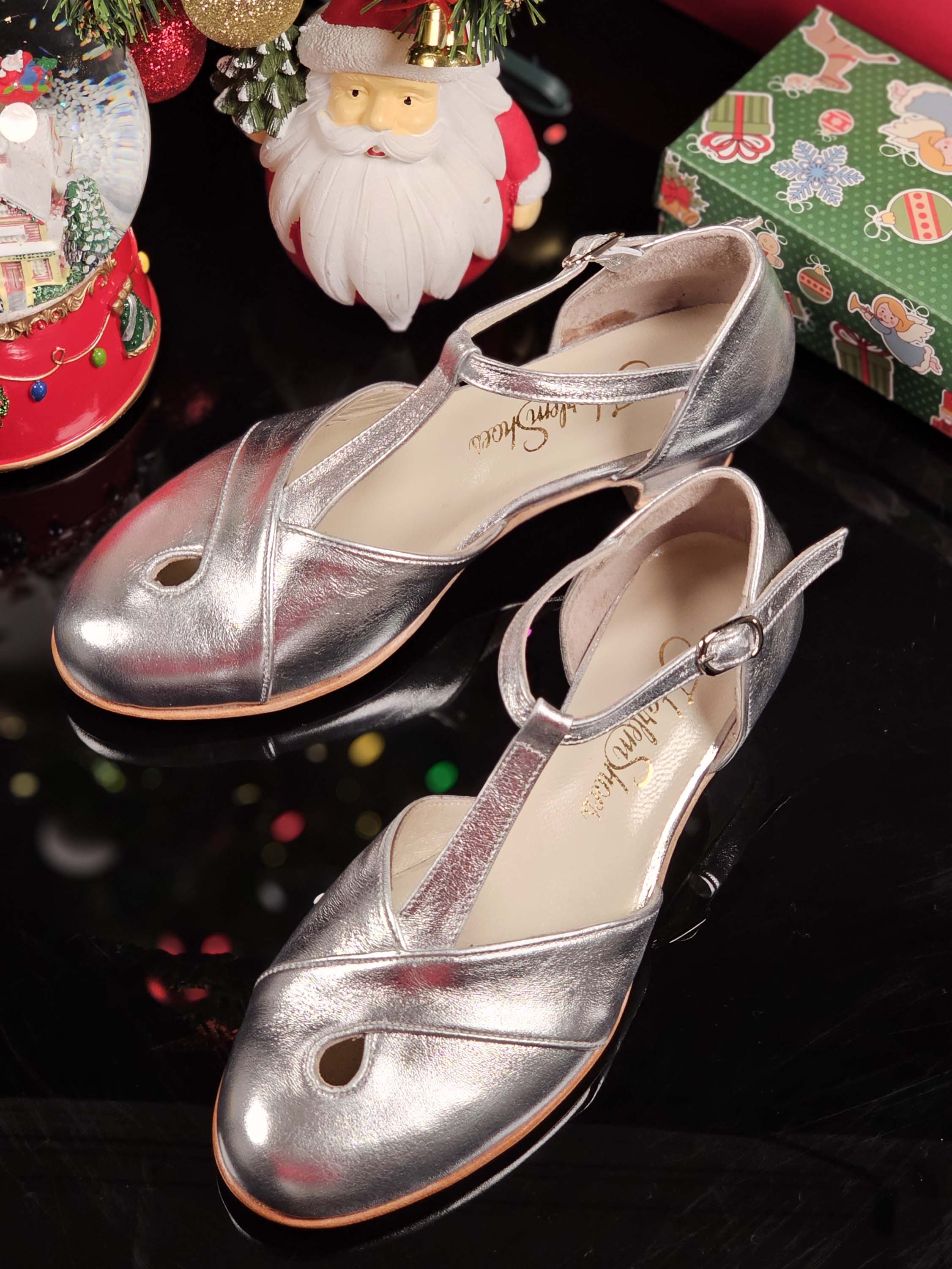 Muse Silver Leather 4 cm heel