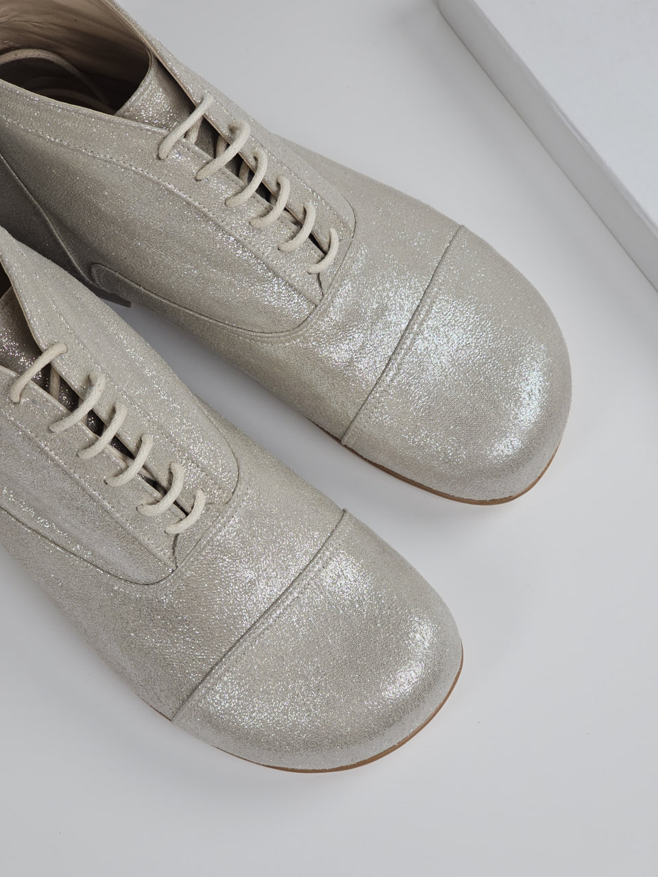 Barefoot Smooth Boots Vegan Shiny Textile 2 cm heel
