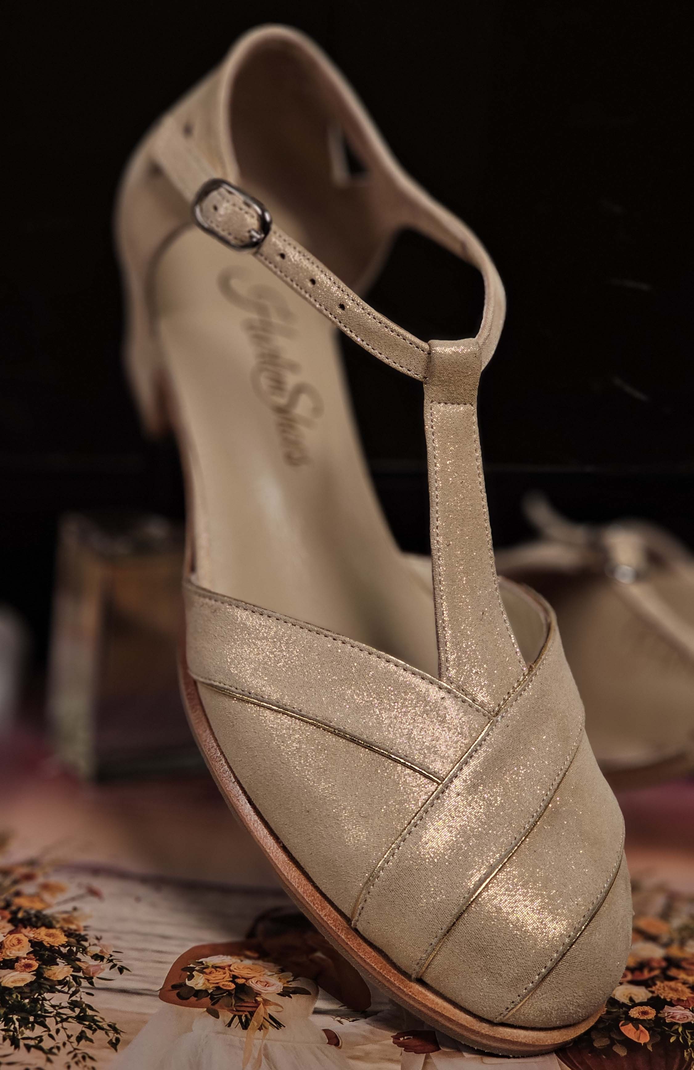 Sugar Golden Suede 4 cm heel