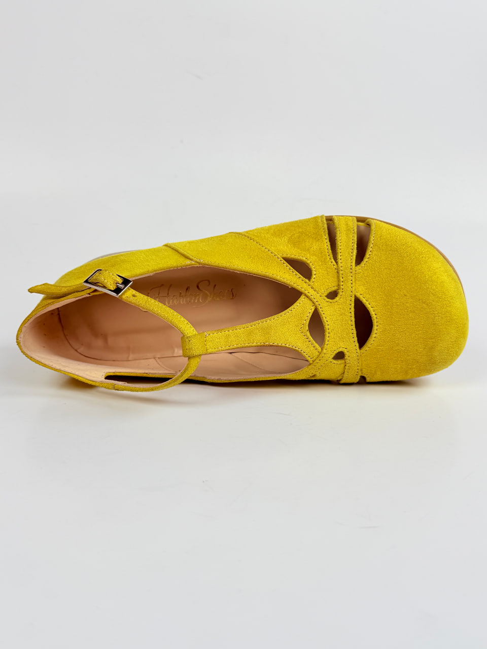 Barefoot Spring Vegan Yellow Suede 2 cm heel