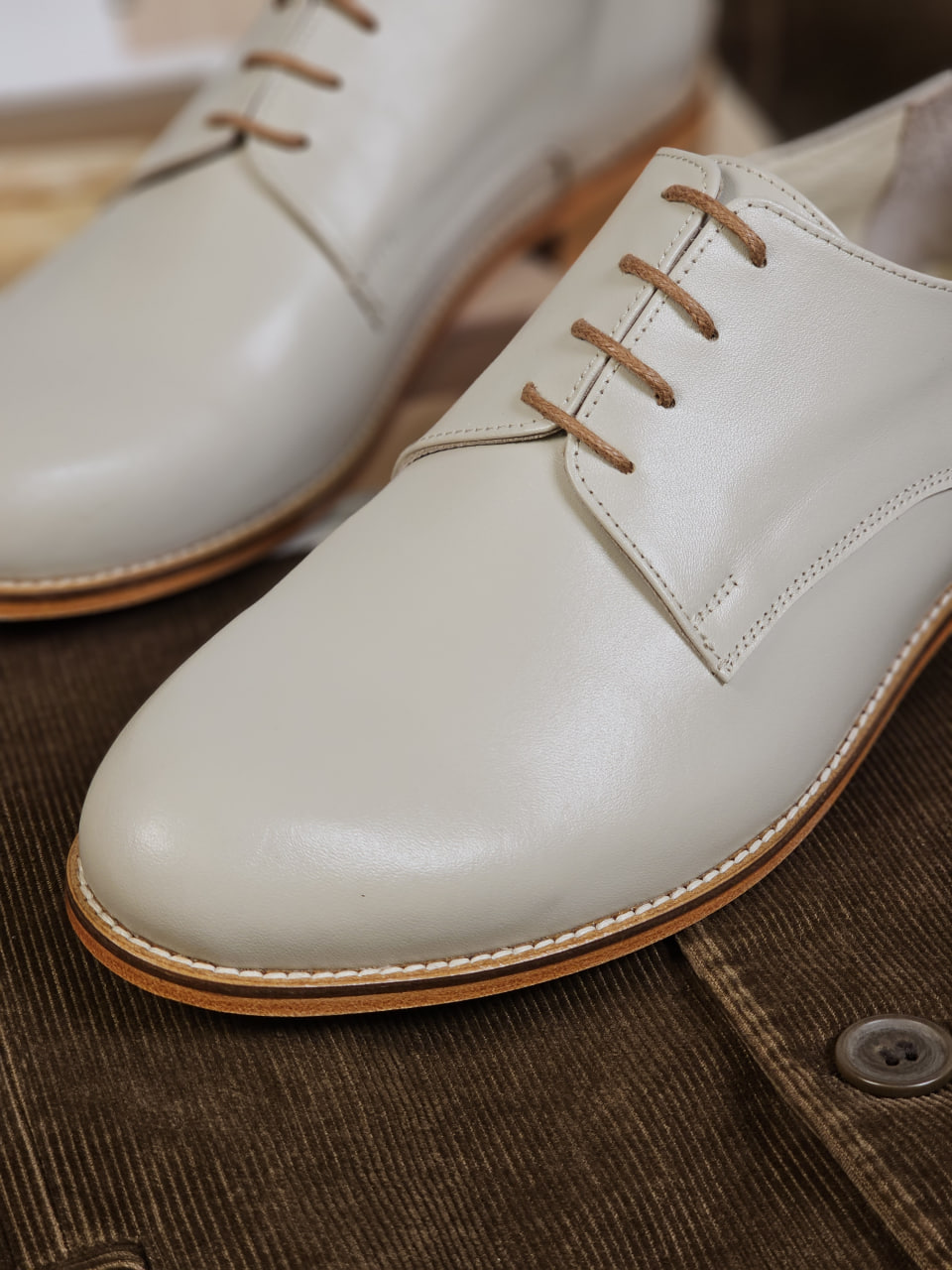 Frankie Classy Beige Leather 2 cm heel