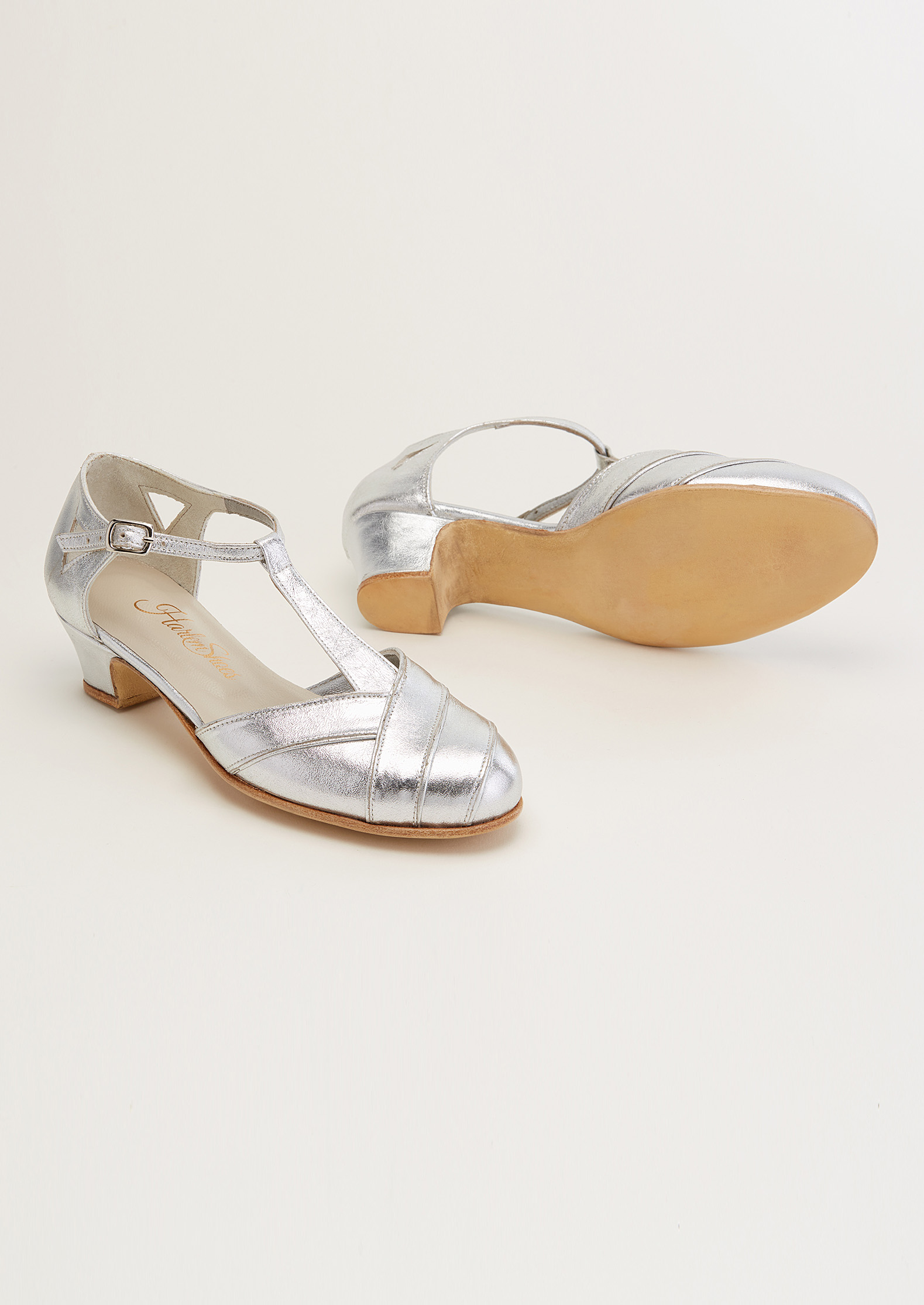 Sugar Silver Leather 4 cm heel