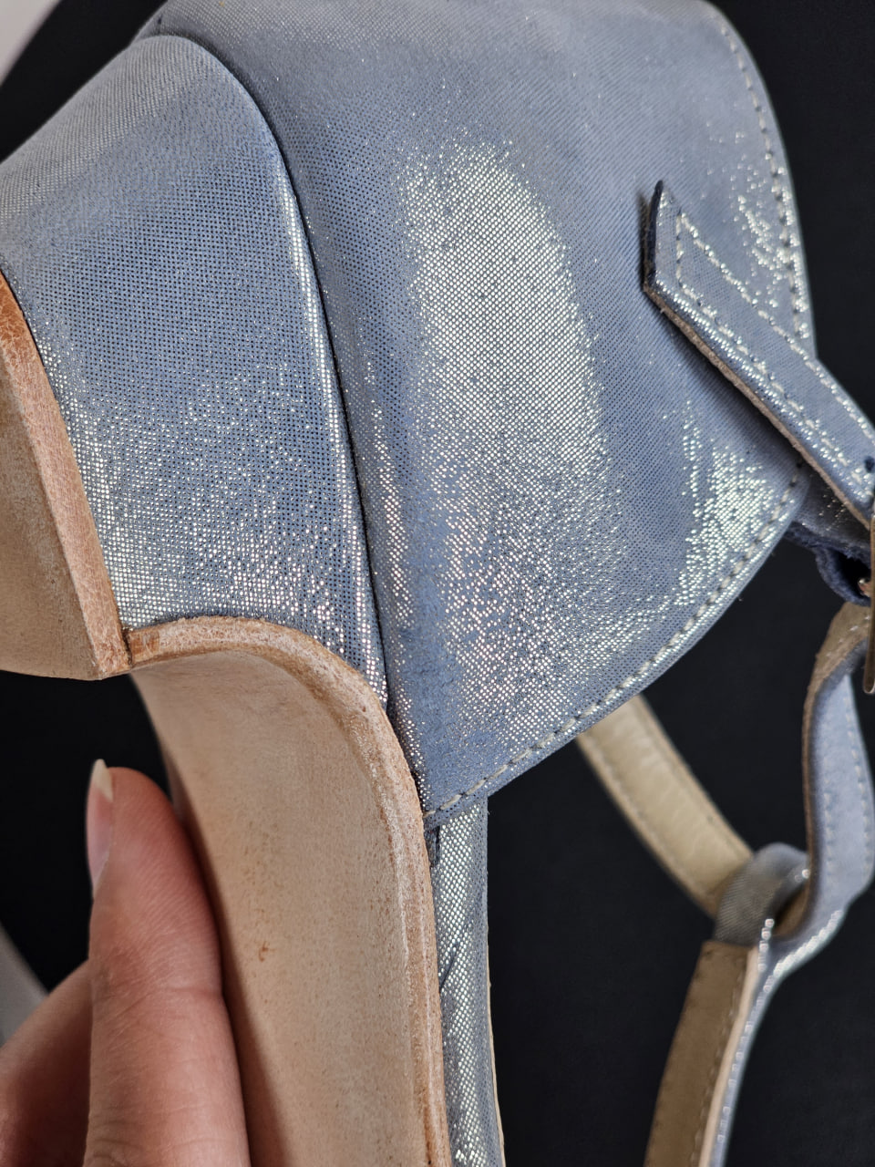 Isabel Sky Glow Suede 3 cm heel