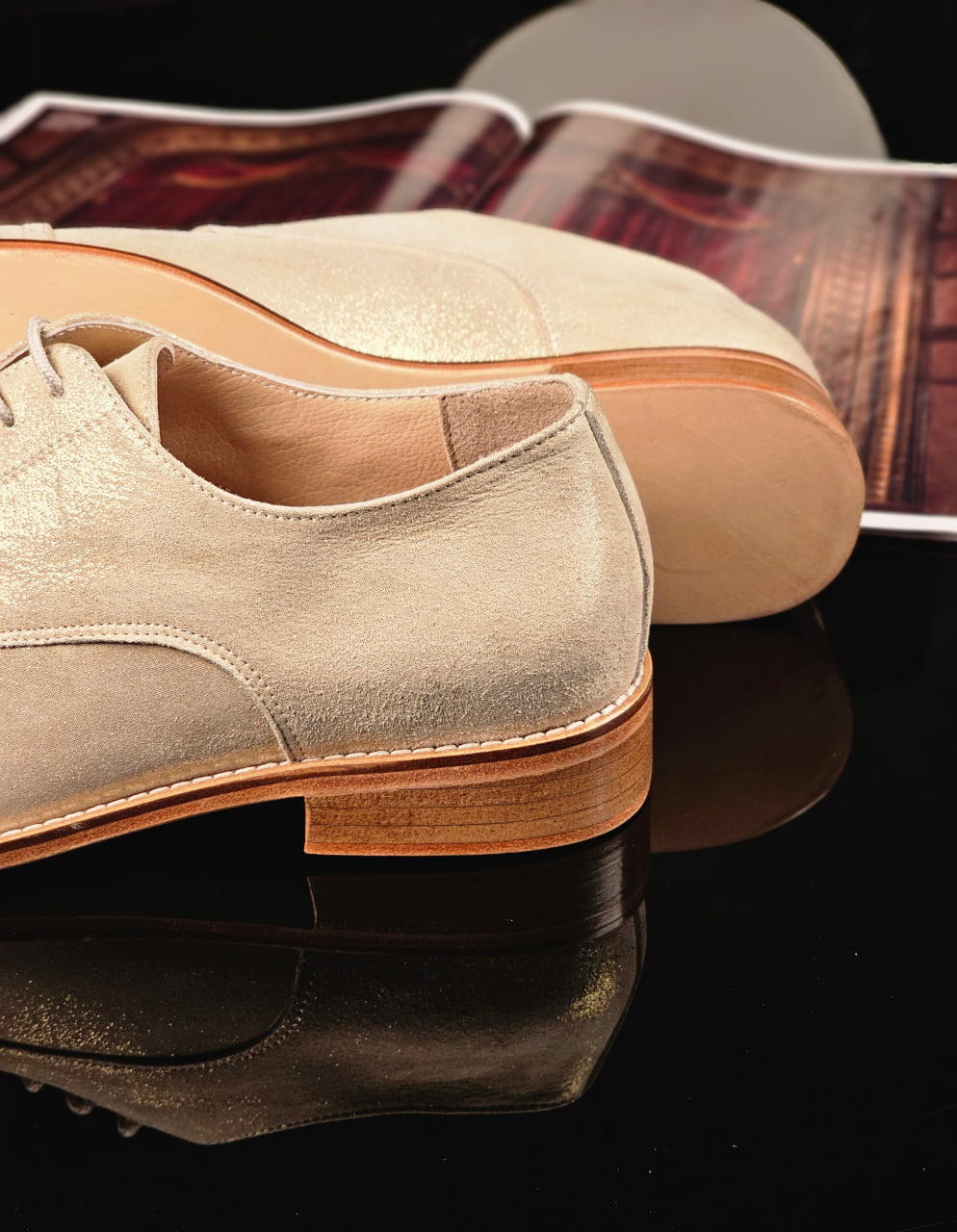 California Golden Suede 2 cm heel