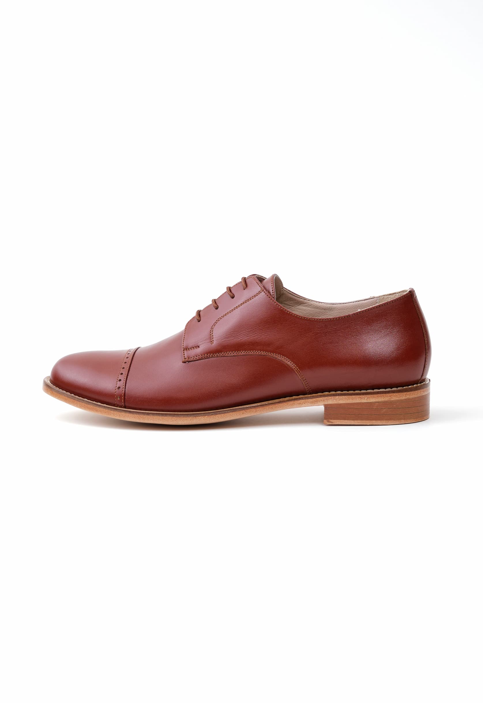 California Brown Leather 2 cm heel