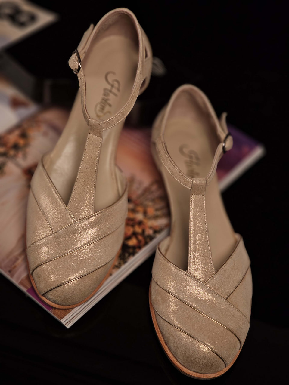 Sugar Golden Suede 4 cm heel