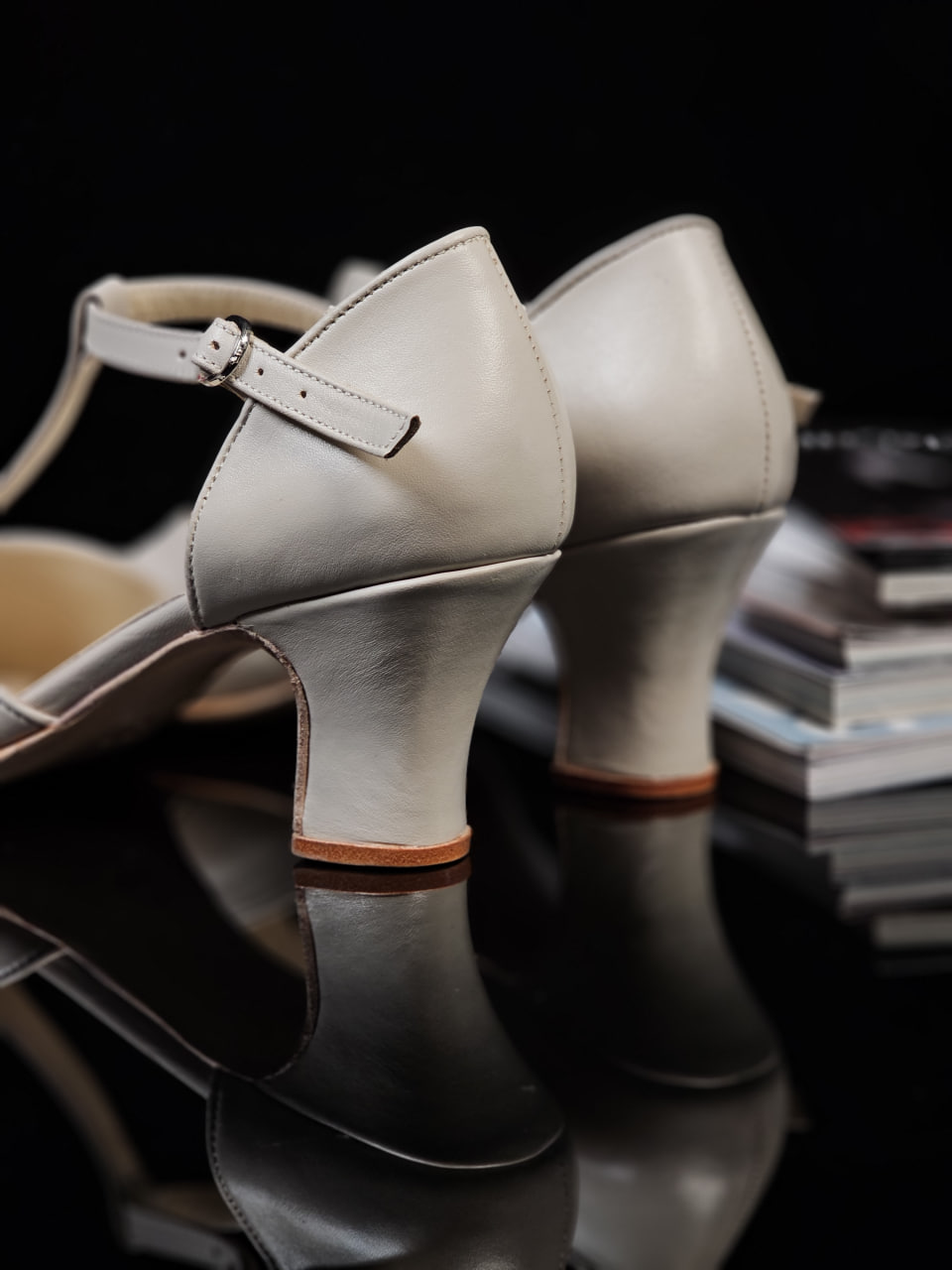 Muse Beige Leather 6 cm heel
